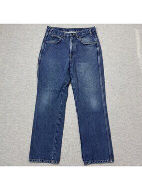 Dickies Denim Jeans Mens Size 33X30 Blue Straight Medium Wash 5 Pockets Cotton